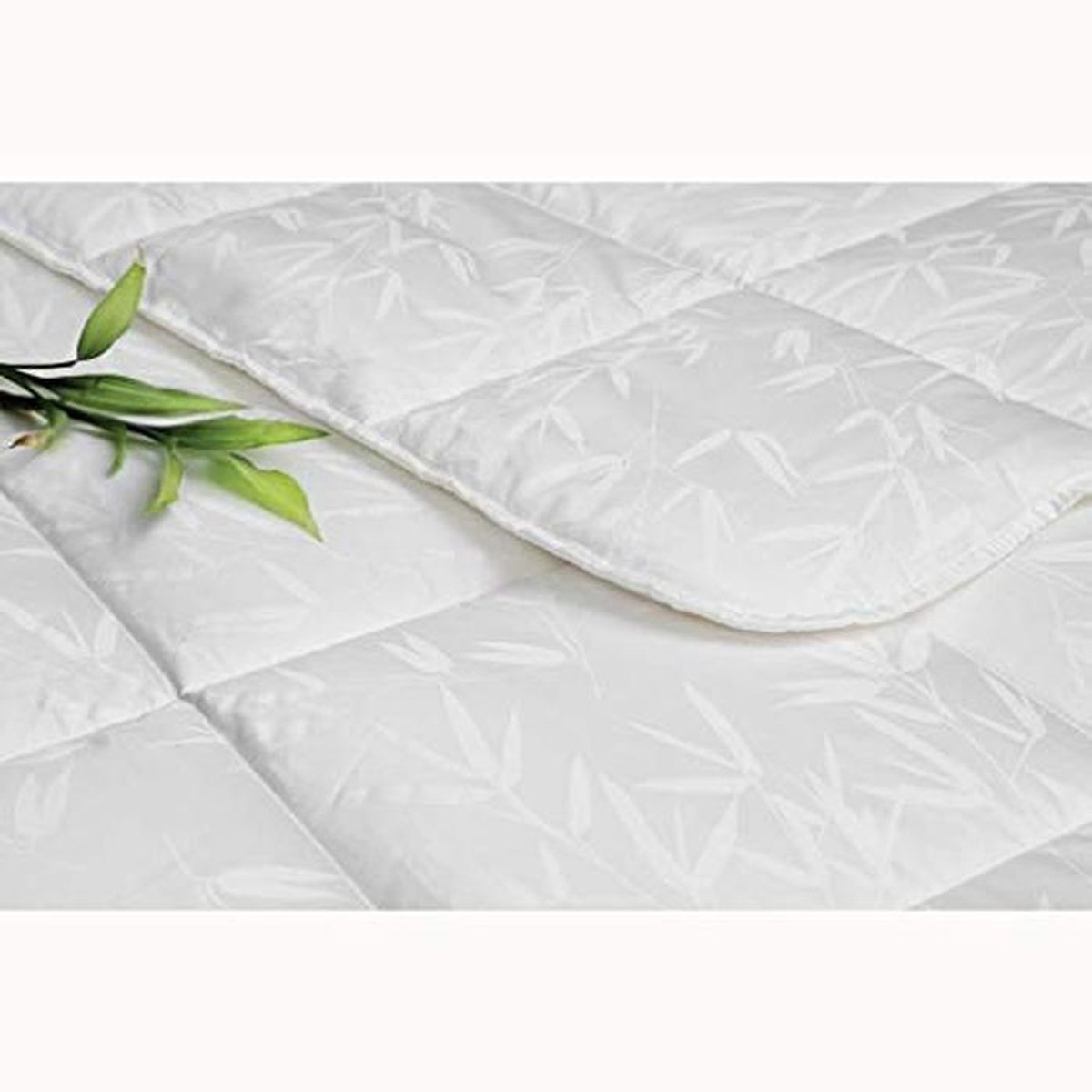 Dekbed Bamboe Katoen 195x215 cm - Dubbel Bed - Wit