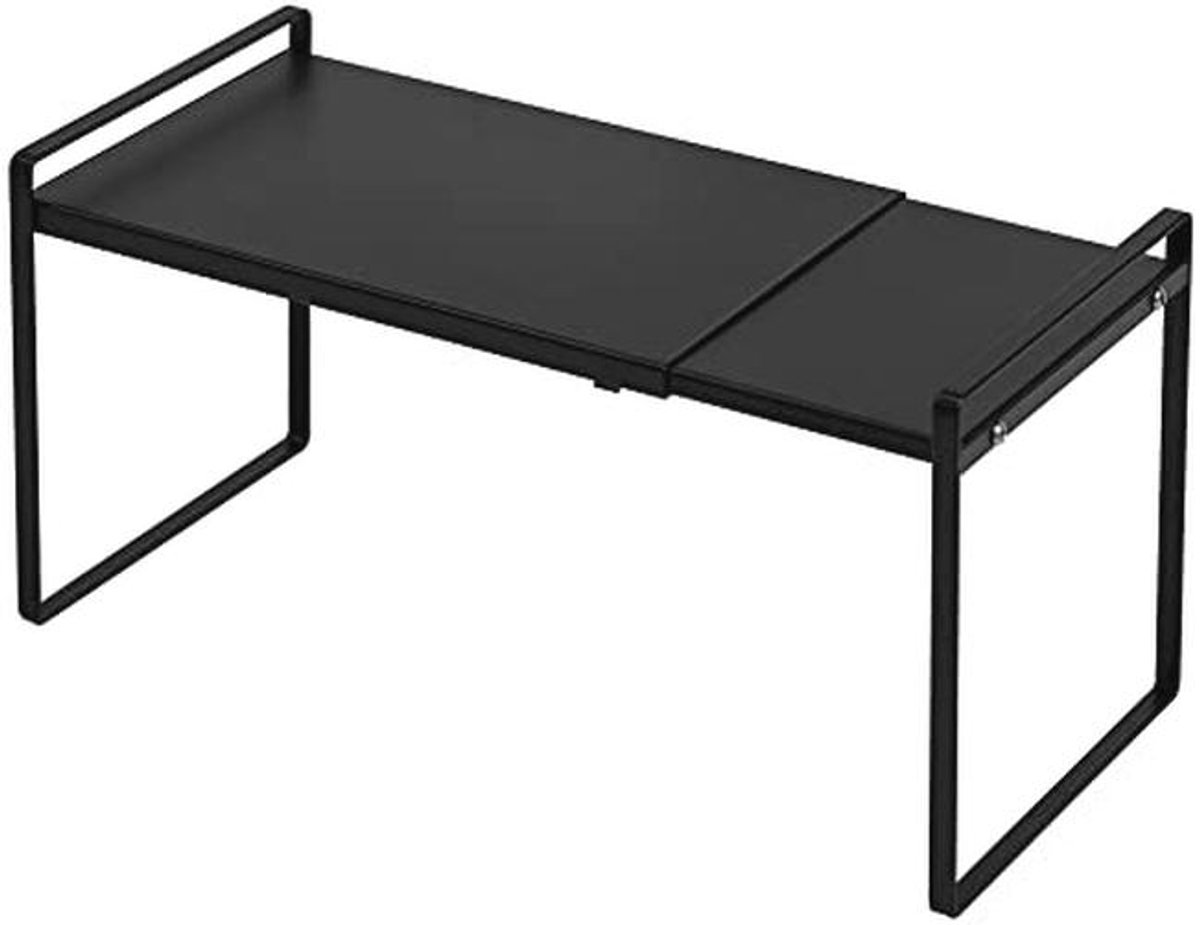 Uitbreidbare Kast Plank Organizer voor Keuken en Opslag - Ruimtebesparend en Stapelbaar
