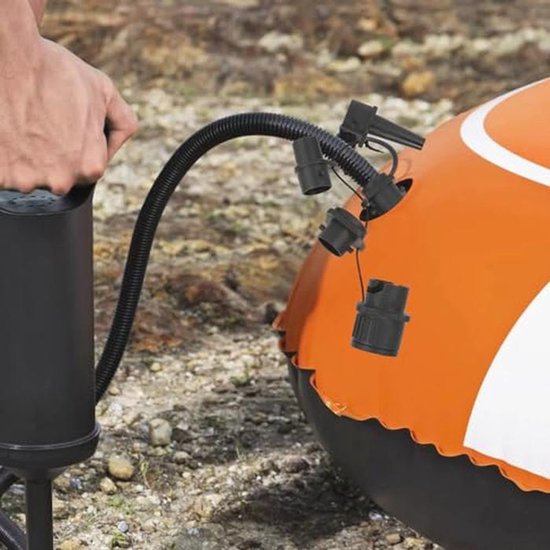 SUP-pompadapter voor compressor met 5 verschillende mondstukken - Ideaal voor opblaasbare boten en paddleboards van Merkloos — afbeelding 5