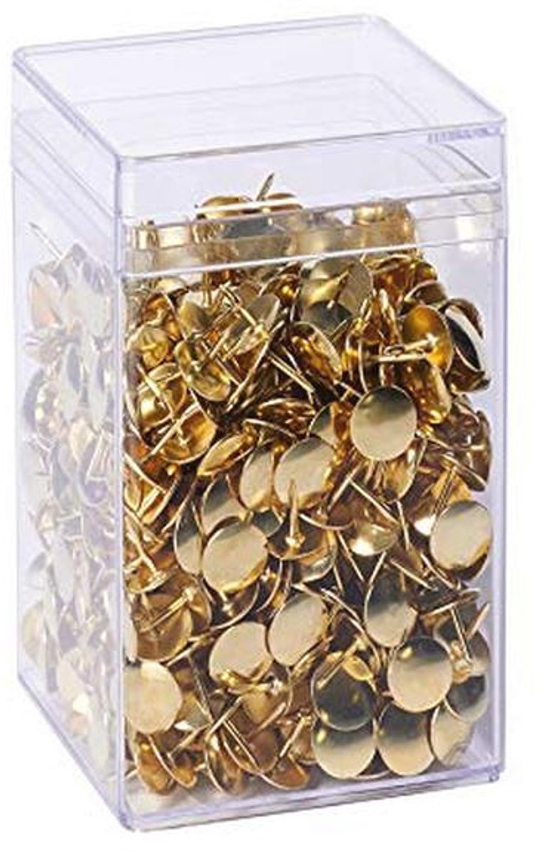 Duizend royale gouden duimspijkers van 9,5 mm - 750 stuks