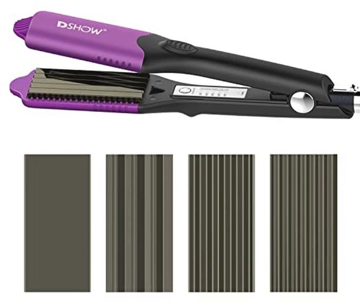 4-in-1 Haarstylingset met verwisselbare platen en automatische uitschakeling