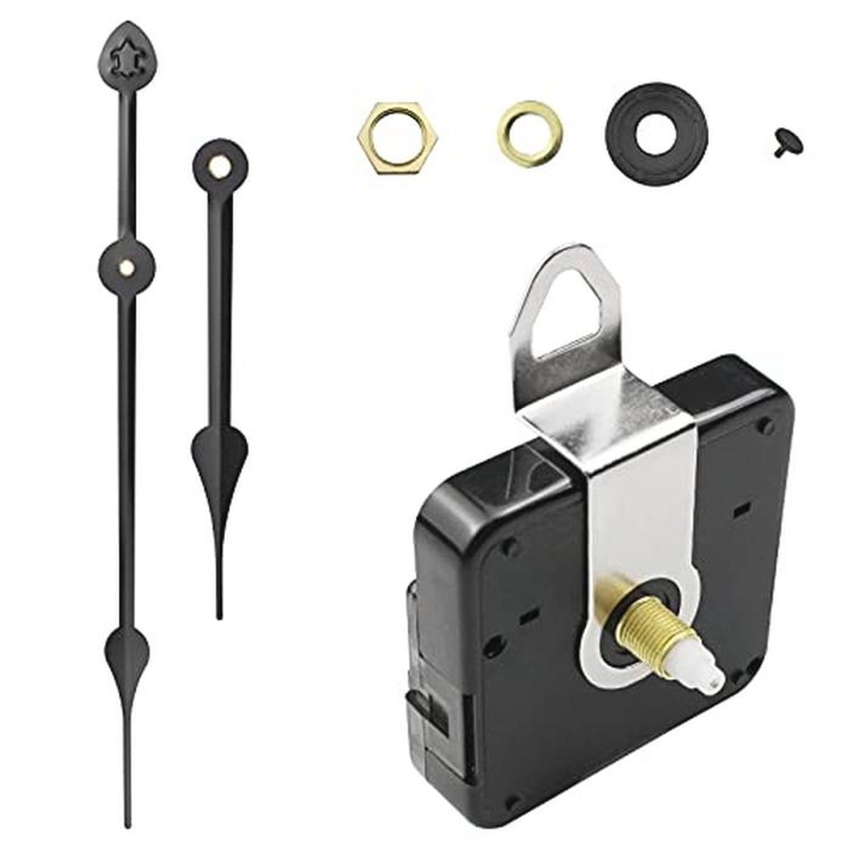 15 mm doe-het-zelf quartz wandklok uurwerk met wijzers en onderdelen