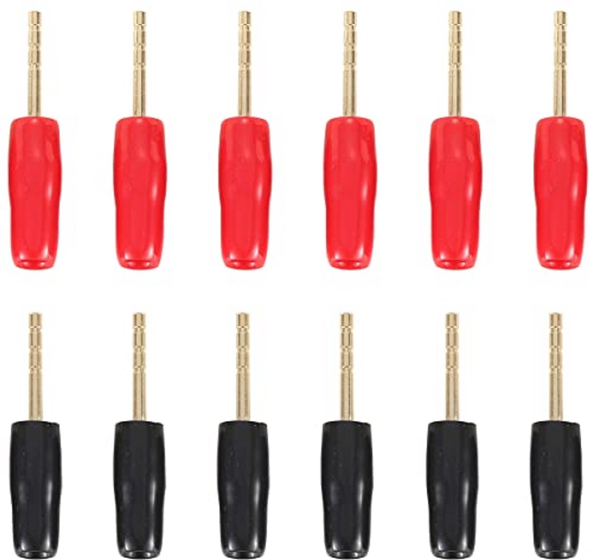 12 Stuks Banana Plug Pin Schroef Type 2mm Versterker Kabel Verbinding