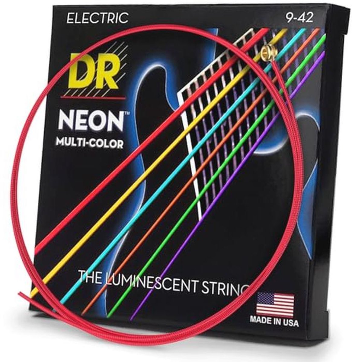 Multi-Color Elektrische Gitaarsnaren 9-42 voor Gitaar