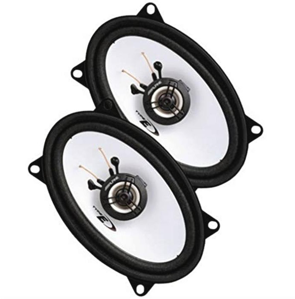 Coaxiale 2-weg luidsprekers 4 x 6" voor auto - 40W RMS - Hoge kwaliteit geluidsweergave