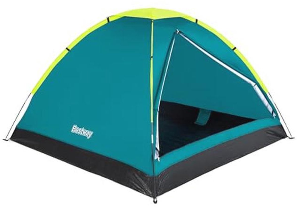 Kampeertent 210 x 210 x 130 cm Groen - Ruime en Comfortabele Tent voor Kampeervakanties