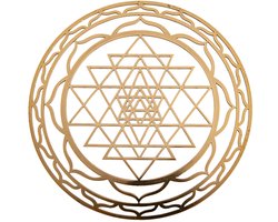 Shri Yantra van messing 15 cm