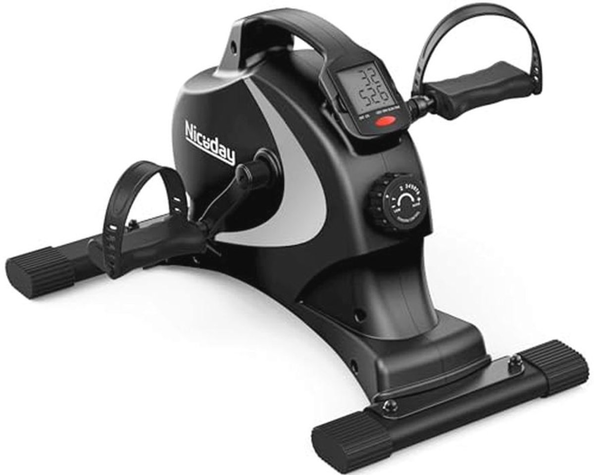 Pedaltrainer voor Senioren - Arm- en Beentrainer, Compact Fitnessapparaat met LCD-Display voor Thuis of Kantoor