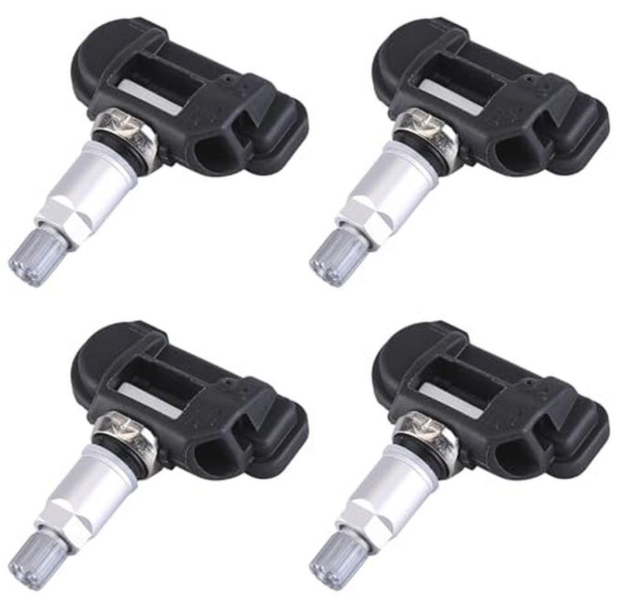 4 Stuks Bandenspanningssensoren voor Opel - Compatibel met Diverse Modellen - IP67 Waterdicht
