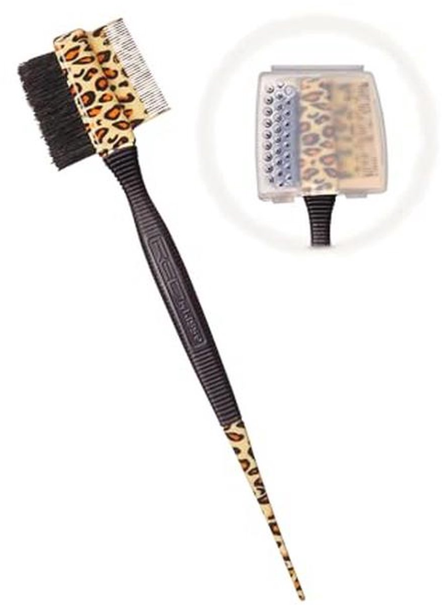 Professionele 3-in-1 randborstel voor precisie-styling - ideaal voor alle haartypes