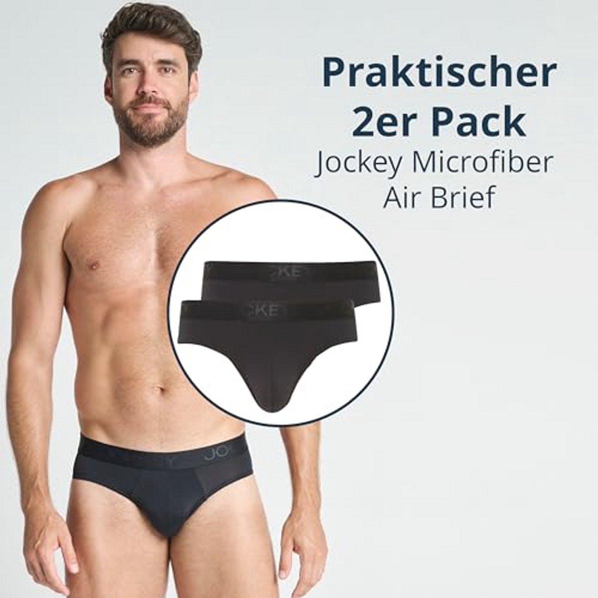 Comfortabele microvezel onderbroeken voor mannen - set van 2