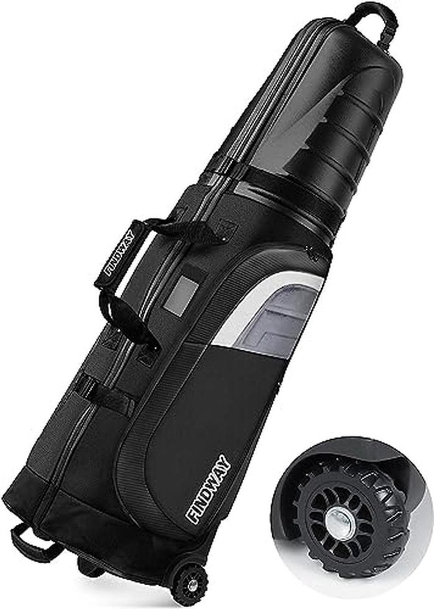 Golf Reistas - Golftas met wielen - Sportieve reizen - Harde beschermende top - 175 x 10 x 80 cm