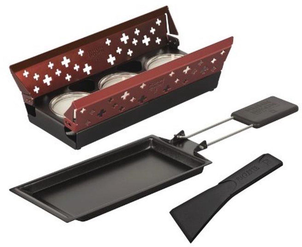 Mini Raclette Set met Kaarslicht - Compact en Sfeervol