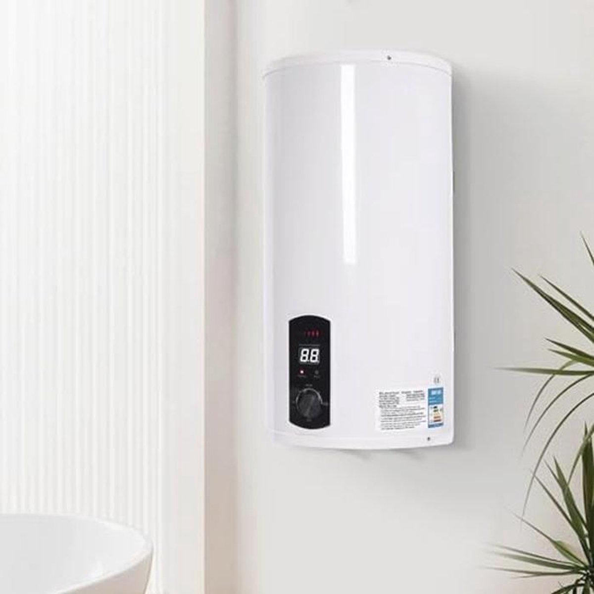 Elektrische Warmwaterboiler Wandhangend 50L – Ideaal voor Badkamer en Douche