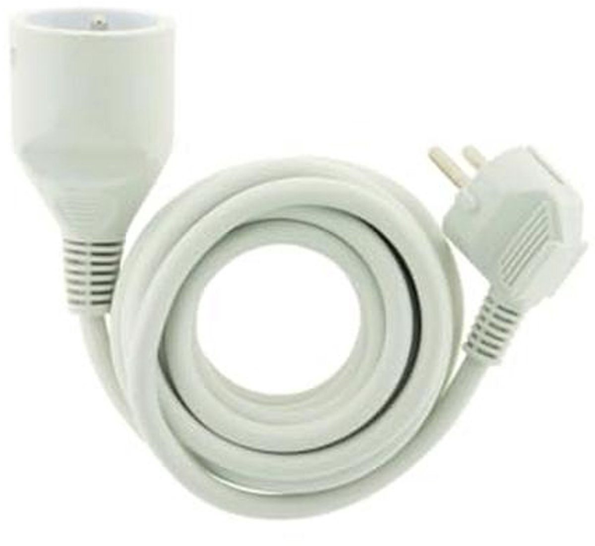 Kwaliteits verlengkabel 2 meter - Zwart - 6A