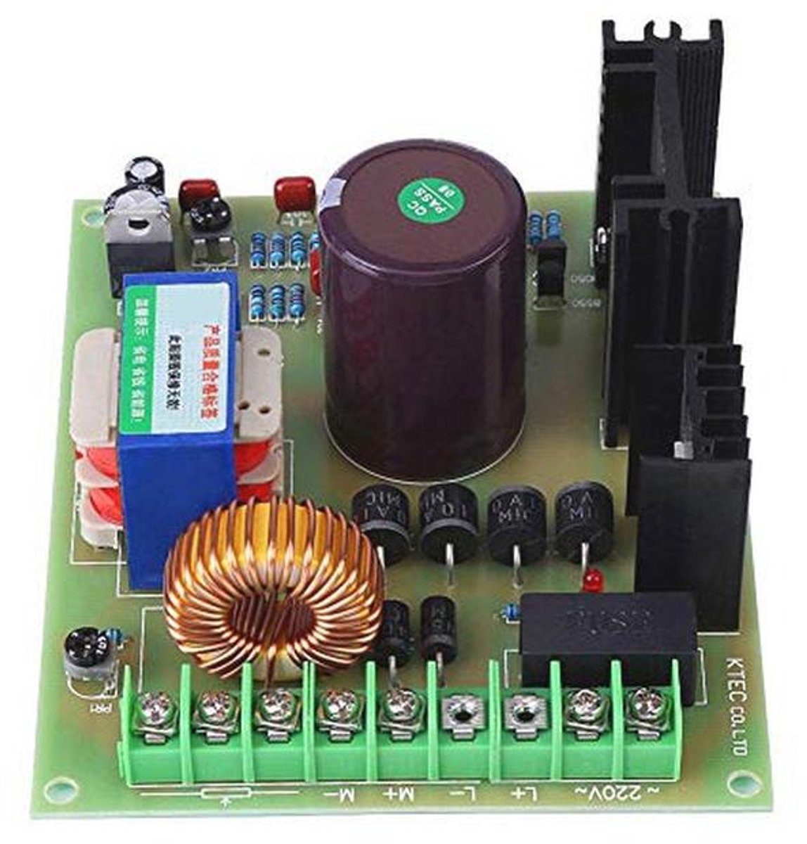 PWM Snelheidsregelaar voor Gelijkstroommotoren, 0-750W, 220V AC