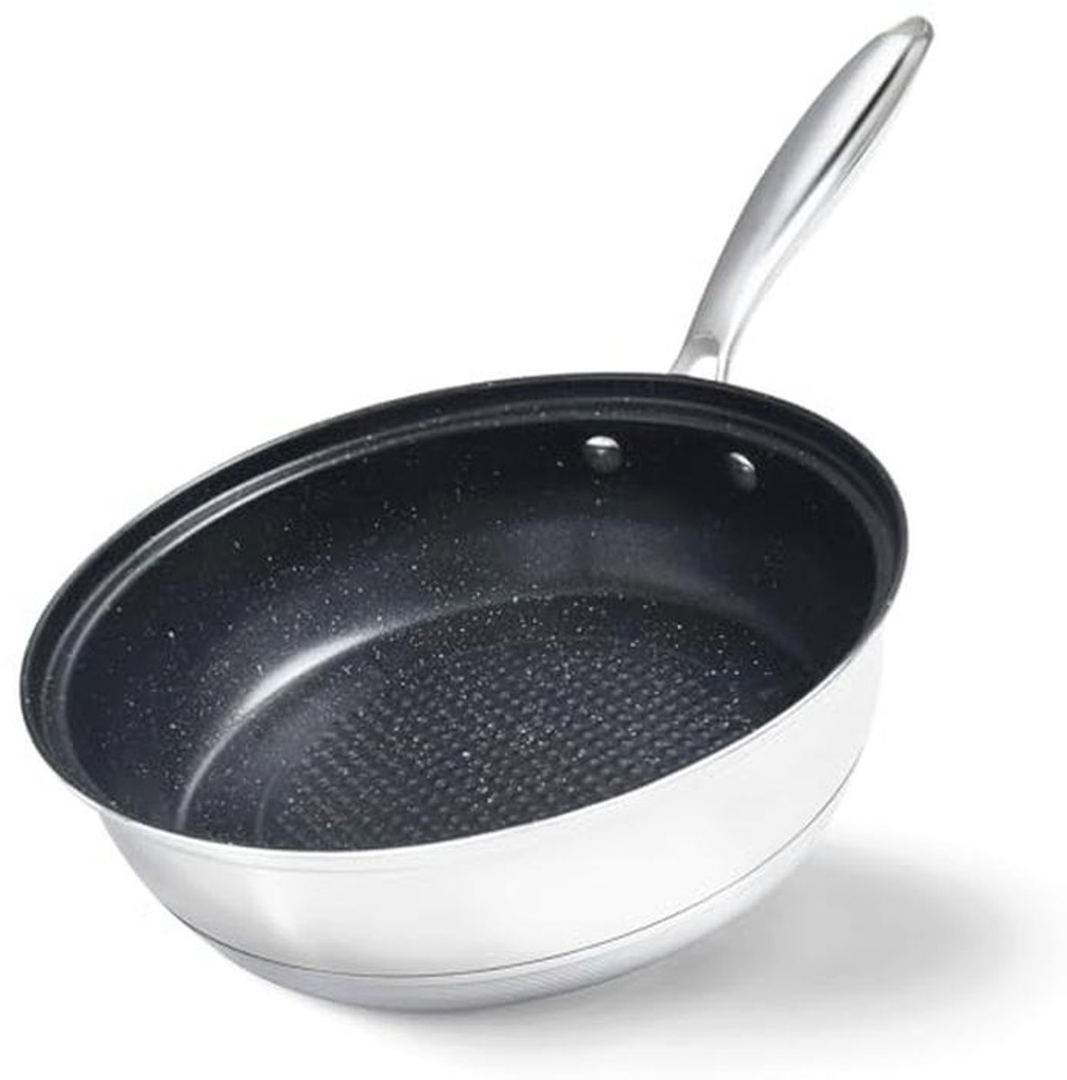 Inductie Braadpan 24 cm - Premium Roestvrij Staal, Geschikt voor Alle Warmtebronnen