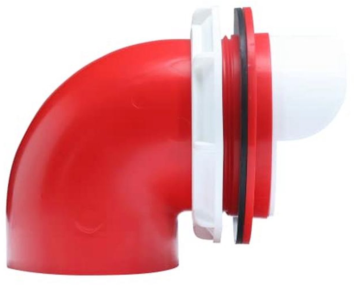 RentACoop® 4 grote poort DIY kippenvoederset met gatzaag geschikt voor kippen, kalkoenen, eenden en meer.