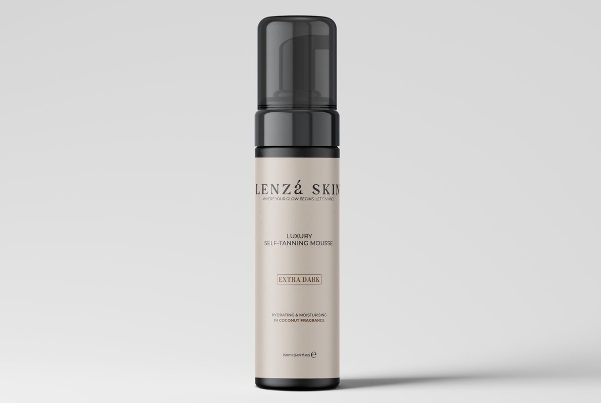 Lenzá Skin Zelfbruin Mousse Extra Dark – 150 ml