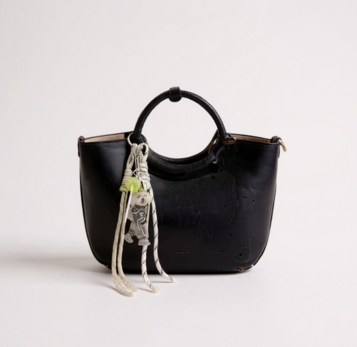 TK-S Kleine Handtas, ritssluiting, zwart