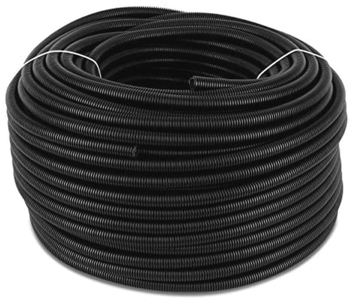 Flexibele EN20 Kabelbuis voor Elektrische Installatie - 100 m, 750 N/5 cm, Temperatuurbereik -5 °C tot +60 °C