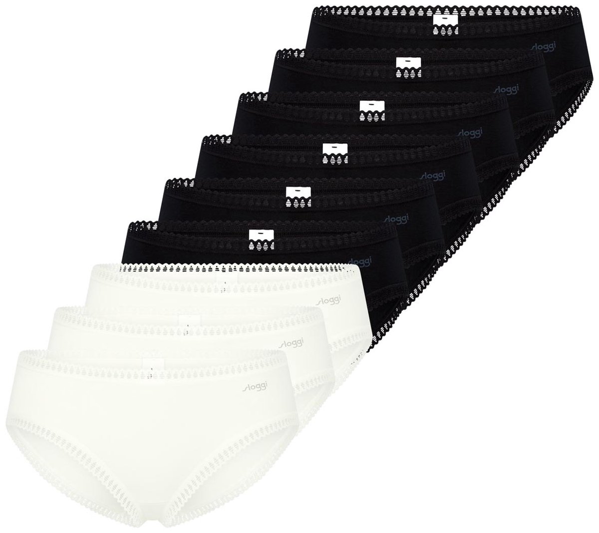 sloggi Dames hipster slip 9 pack GO Crush