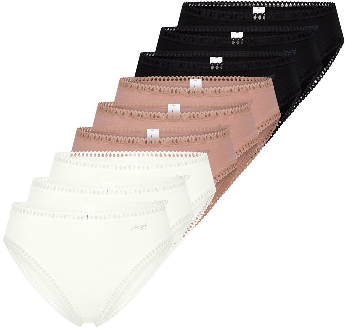 sloggi Dames slip / onderbroek 9 pack GO Crush