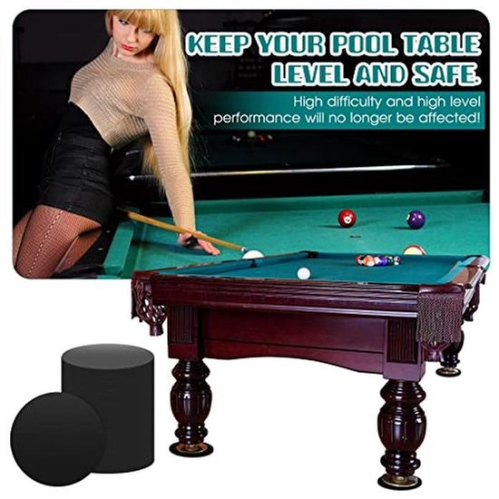 50 Stuks Pooltafel Voet Pads - Rubber Shims voor het Egaliseren van Tafels en Stoelen — afbeelding 4