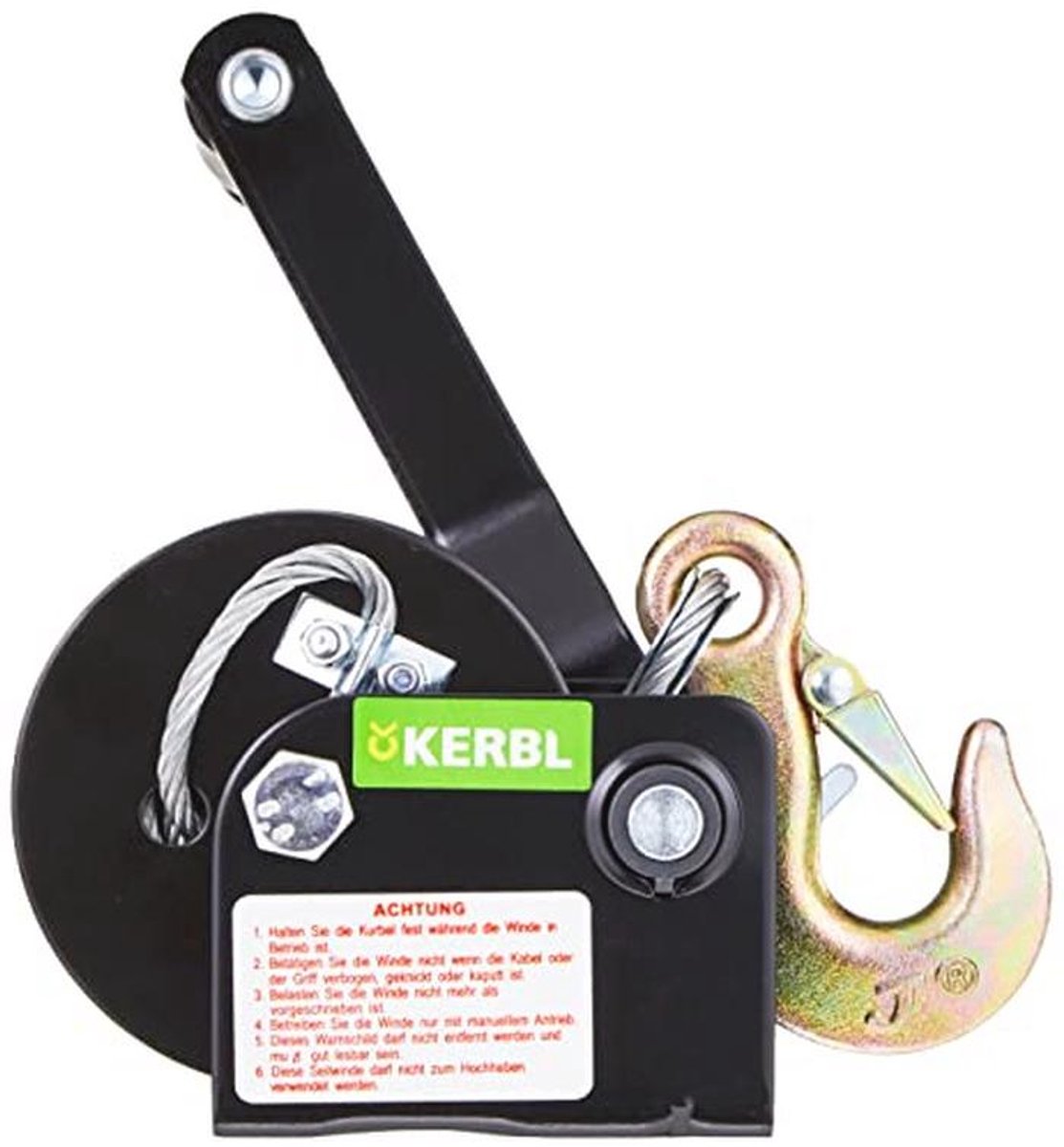 Lier met 10 m touw 5 mm - Max. trekbelasting 360 kg
