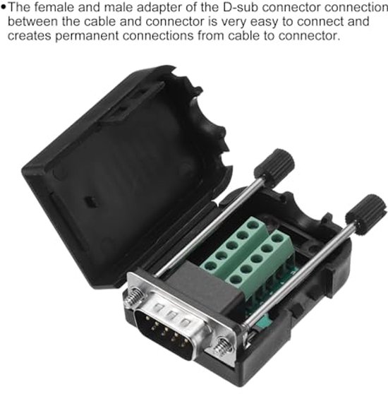 InduSKY 2 Stück DB9 Buchse Adapter Lötfreier Breakout Board Stecker InduSKY 2 Stück DB9 Buchse Adapter Lötfreier Breakout Board Stecker