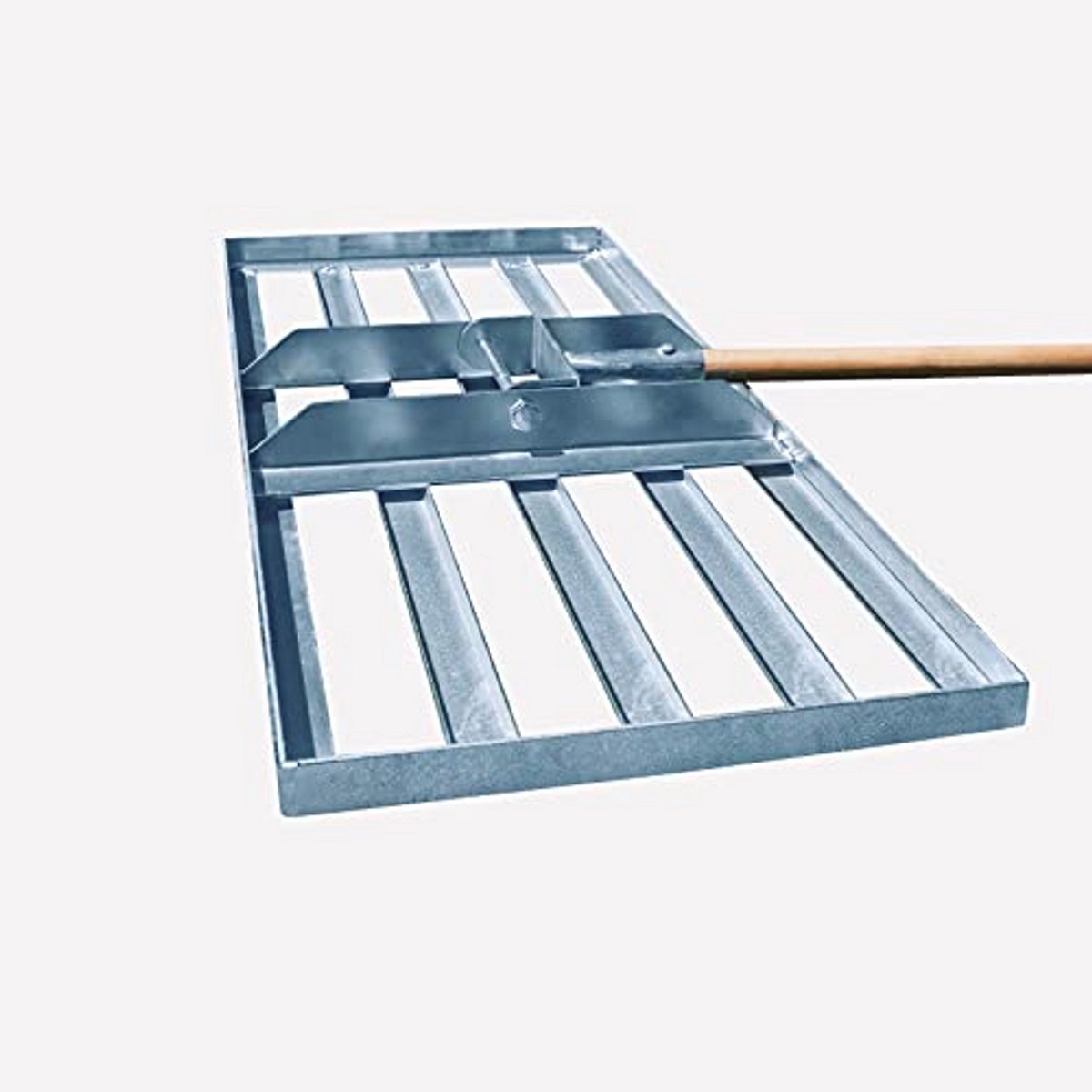 Professionele gazonrakel 75 x 35 cm voor zanden en egaliseren van gazons