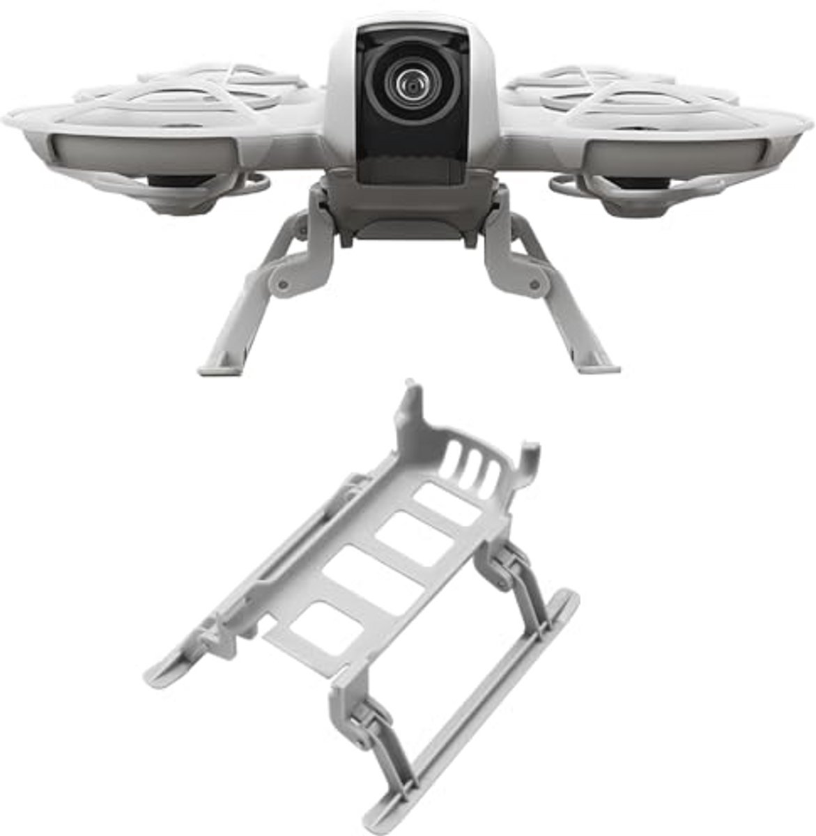 Opvouwbaar Landingsgestel voor Drones - Hoogte Verlengde Beugelpoot en Snelkoppelingsset