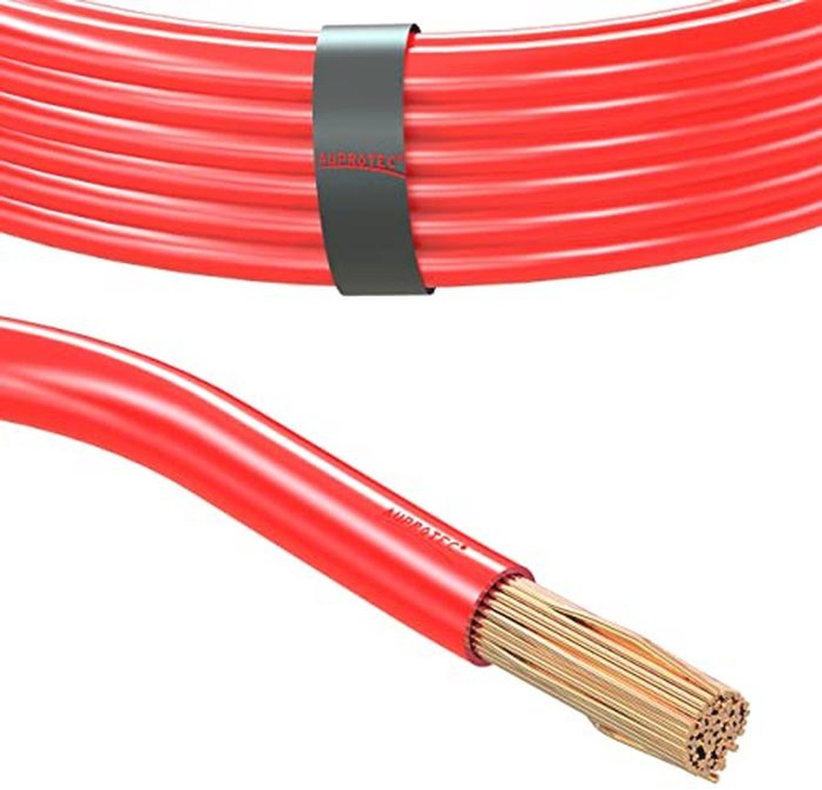 Voertuigkabel 35 mm² - Lengte 10 m - Hoogwaardige Autokabel voor Bedrading en Elektrische Accessoires