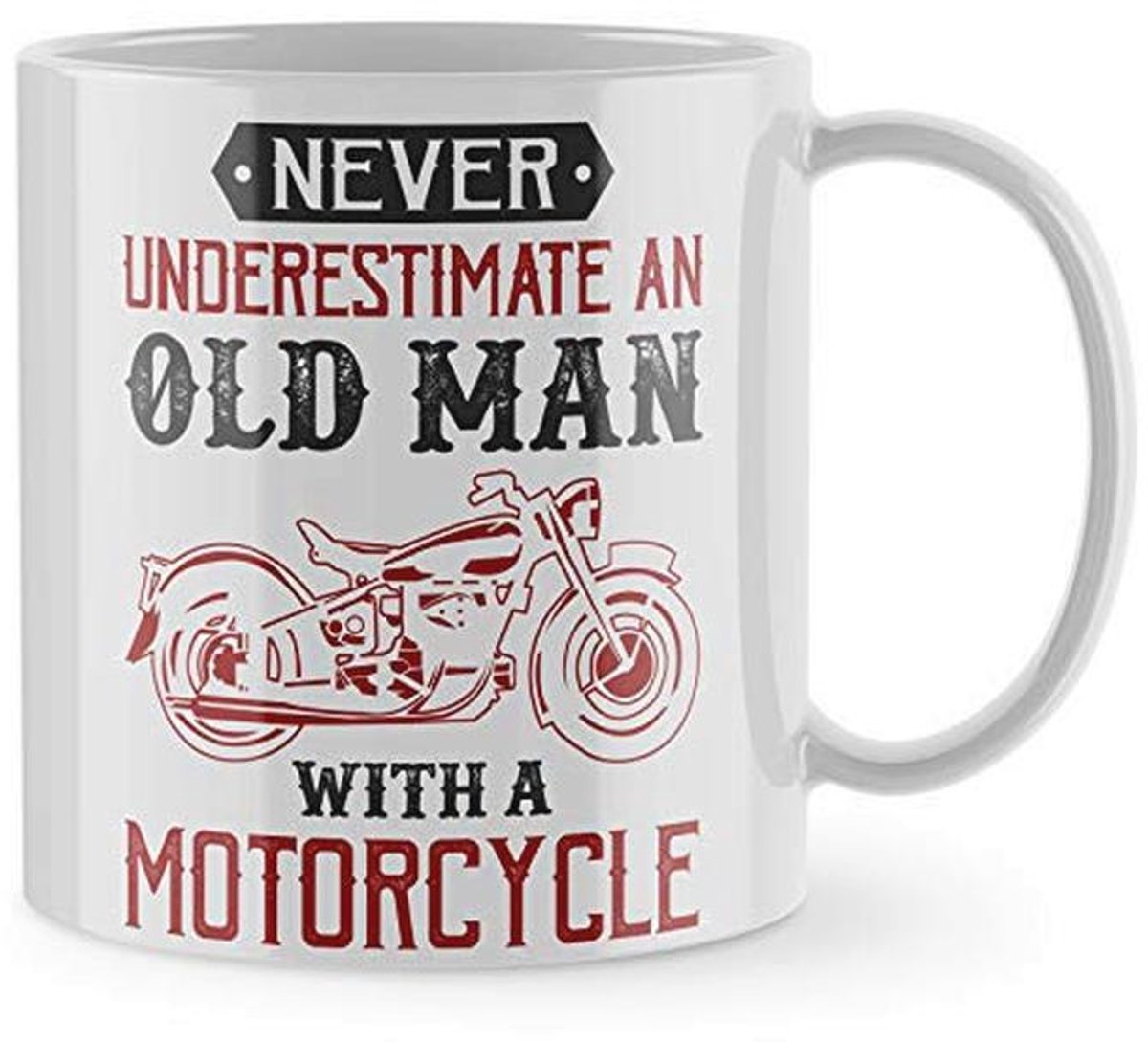 Grappige motorcadeaus voor mannen - Humoristische mok met tekst voor motorliefhebbers