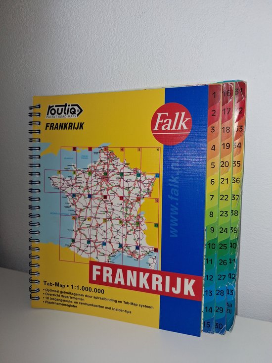 Routiq Frankrijk tab map - cover