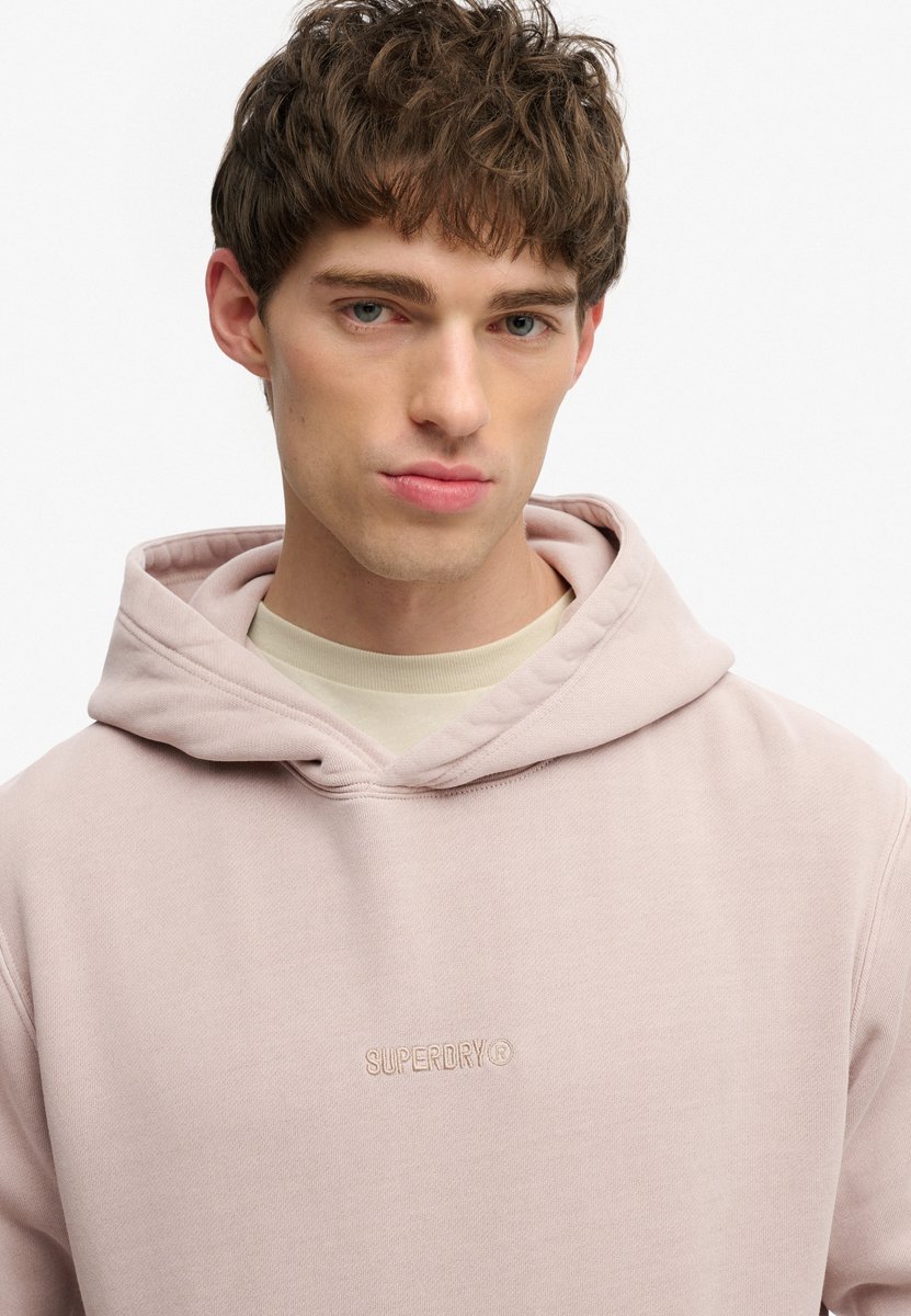 Superdry Micro Logo Hoodie Heren Hoodies Beige
