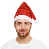 Kerstmuts Rood - Kerstmuts OneSize - Kerstversiering - Kerst Verkleed Kleding