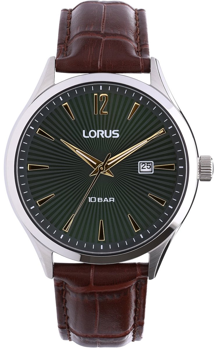 Lorus Heren Lorus Heren Horloge Bruin Leer RH995RX9 - Horloge - Leer - Bruin - 41 mm