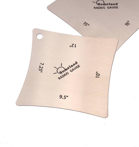 Dopro Set of 2 Stainless Steel Smooth Guitar Fingerboard Fretboard