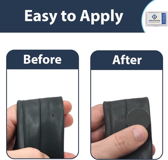 Lijmloze Reparatieset voor Fietsbanden - 6 Zelfklevende Patches en Schuurmachine — afbeelding 4