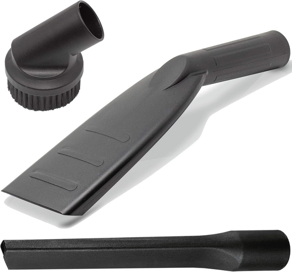 Crevice Nozzle with Car Nozzle and Suction Brush for Vacuum Cleaners