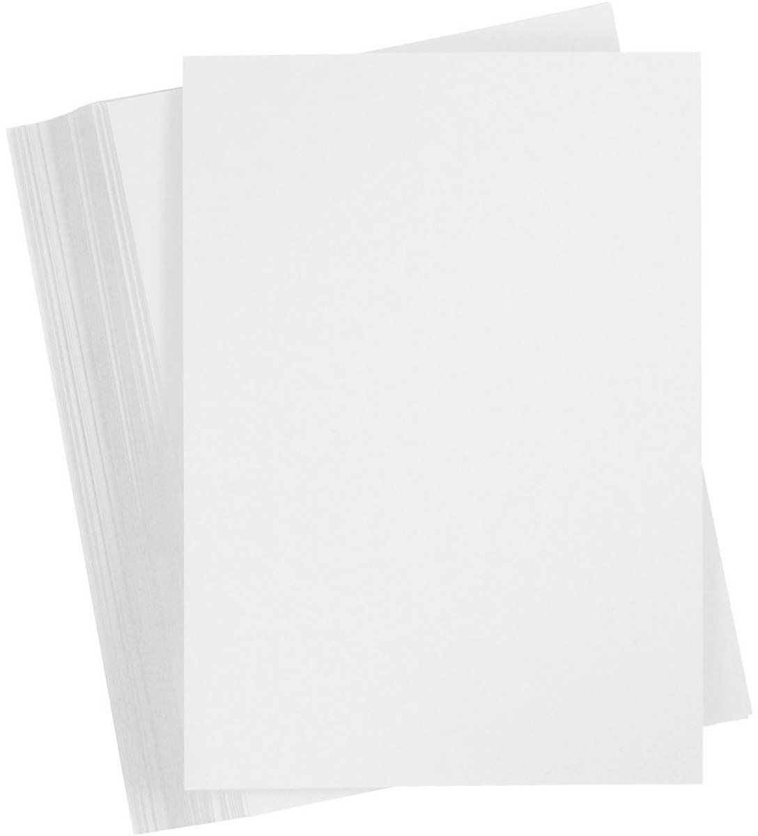 100 Vellen Wit A4 Karton - Knutselpapier - 29,7x21cm - 250 g/sm