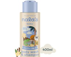 Nalas Baby Body Wash & Shampoo Vanilla Cloud, 400ml