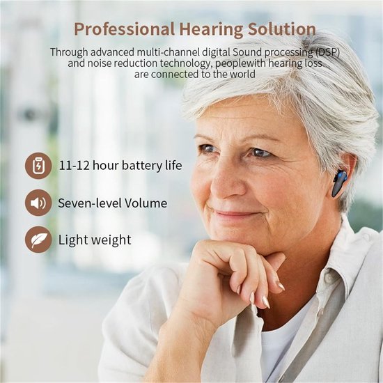 TUKRKRS Draadloze Nieuwe Clip On Ear Clip Beengeleiding Hoofdtelefoon