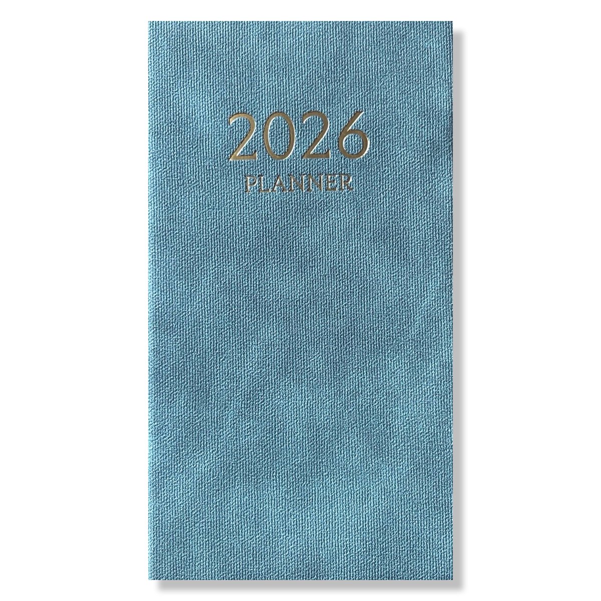 2026 Pocket Agenda - Dagagenda 1D/1P - Softcover Groen - 9,5x17,3cm
