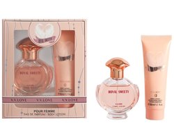 V.V. LOVE Royal Sweety Giftset - Eau de parfum 30ML + Body Lotion 50ML voor dames