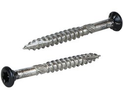 Radix - Potdeksel - Tuinhout schroeven - Zwarte kop - Torx 4,0x40mm - RVS (200 stuks)