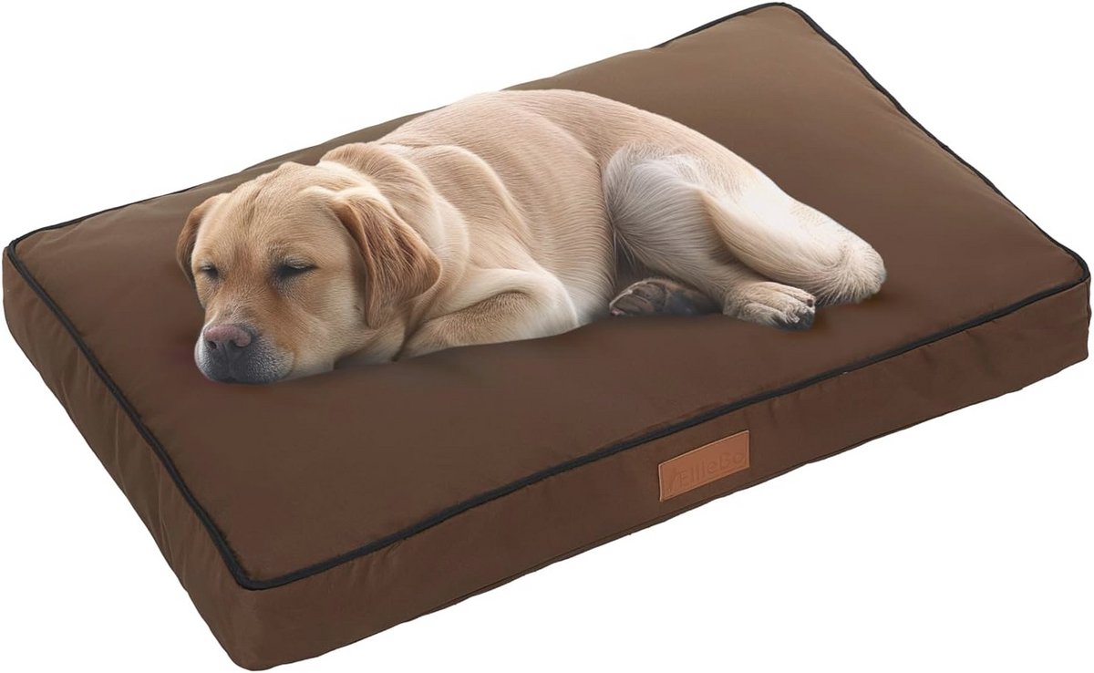 Hondenbed voor 36" hondenkooi - bruin waterdicht en wasbaar