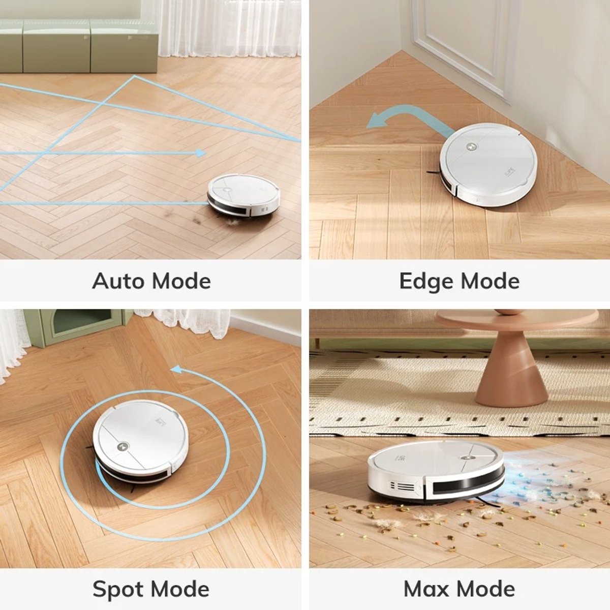 Zhiyi Robotstofzuiger 120 min Looptijd Huisdier-proof - afbeelding 3