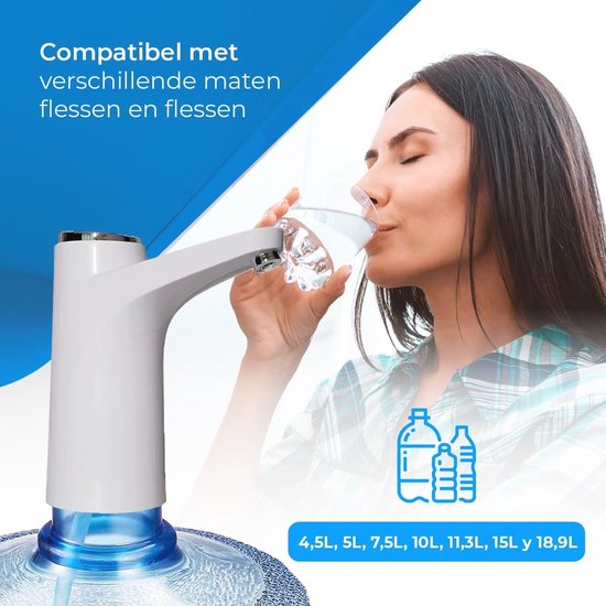 Uahpet Draadloze Kattenfontein, 2L Automatische Drinkfontein Op Batterijen, Ultra Stille Waterfontein Voor Katten en Kleine Honden (1/3/6 Stuks Filter